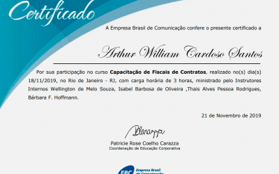 Capacitação de Fiscais de Contratos (EBC)